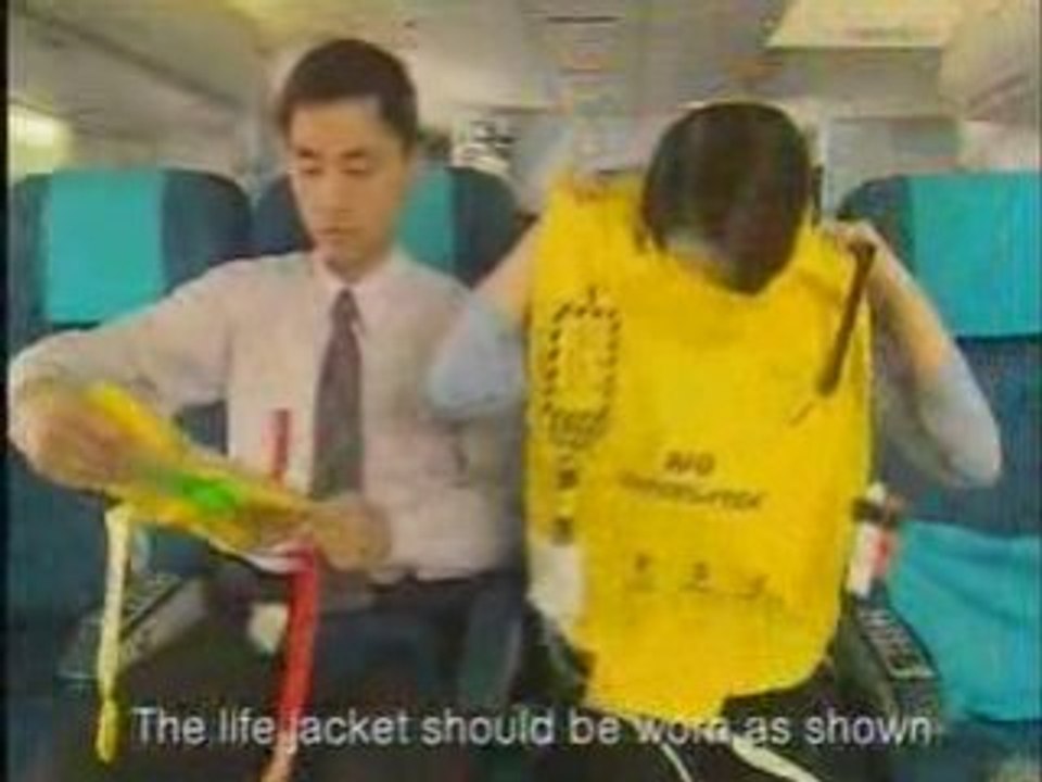 Safety Demo of Cathay Pacific (CX) HK China