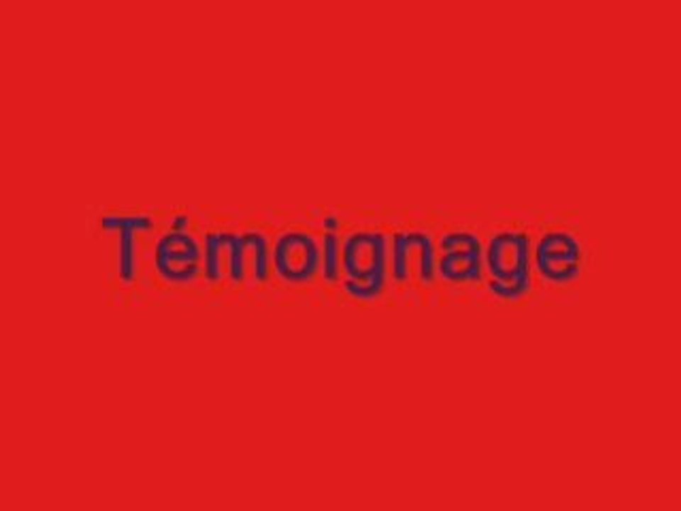 Témoignage David