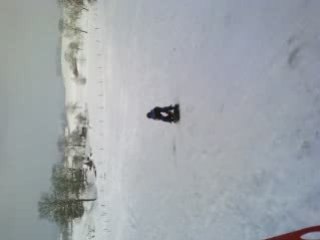 un malade en bob fais une belle chute