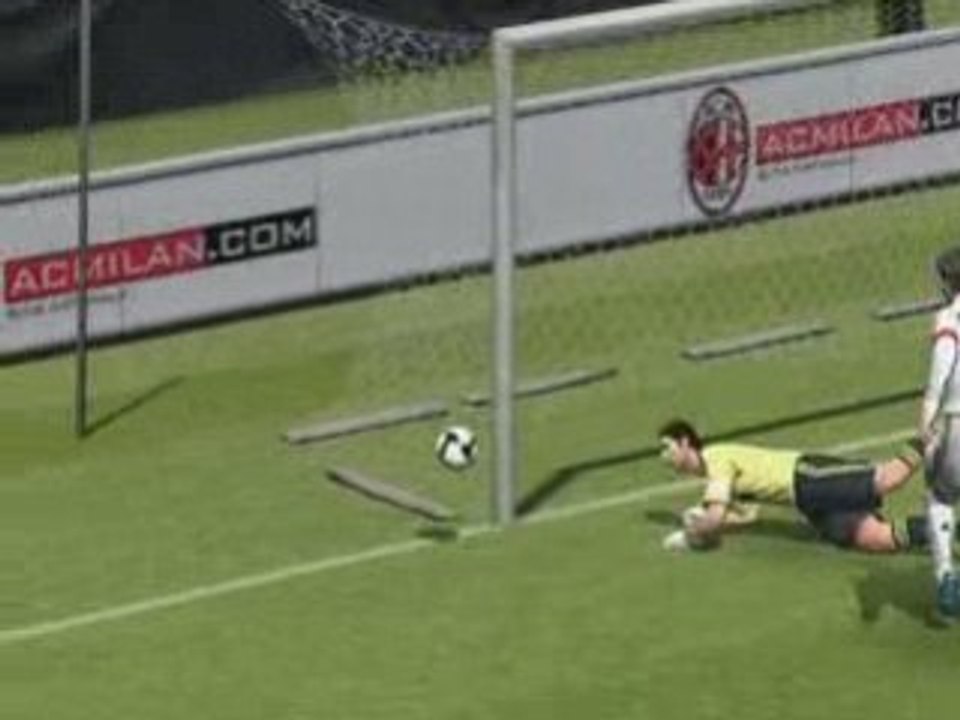 Geste de Zlatan + arret de Buffon (PES09)