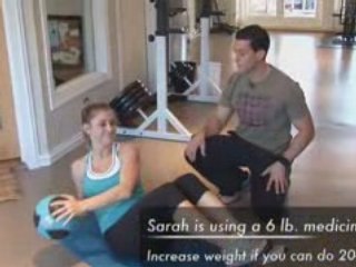 Medicine Ball Abs Exercise