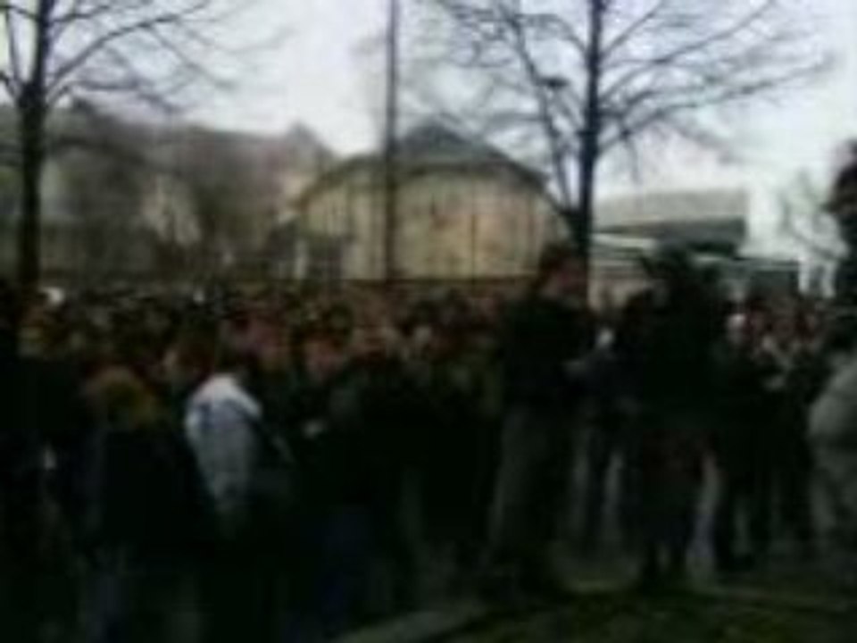 Manifestation à Bourges le 18.12.08