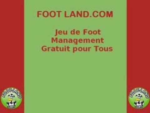 Jeu de foot management gratuit - Foot-Land