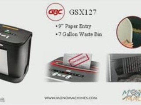 GBC ShredMaster GSX127 Jam Free Cross-Cut Shredder - Tour