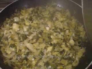 ST JACQUES FLAMBEES AU PASTIS ET SA FONDUE GRATINEES