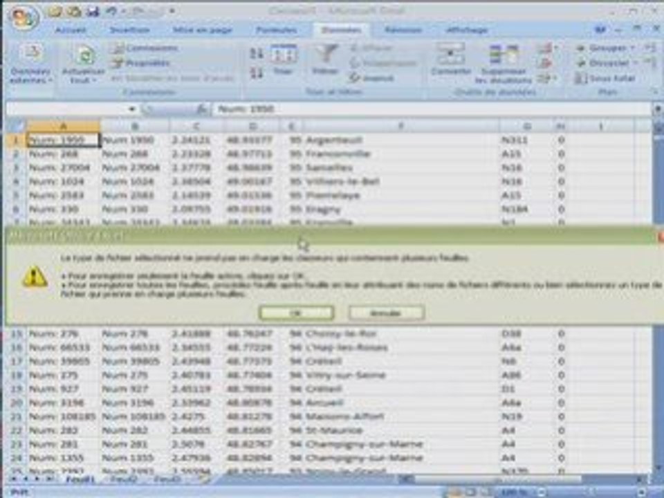 GPS400 - Tutoriel Fichier radars CSV - Alléger les fichiers
