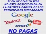 Posicionamiento web - Primeros lugares en los buscadores