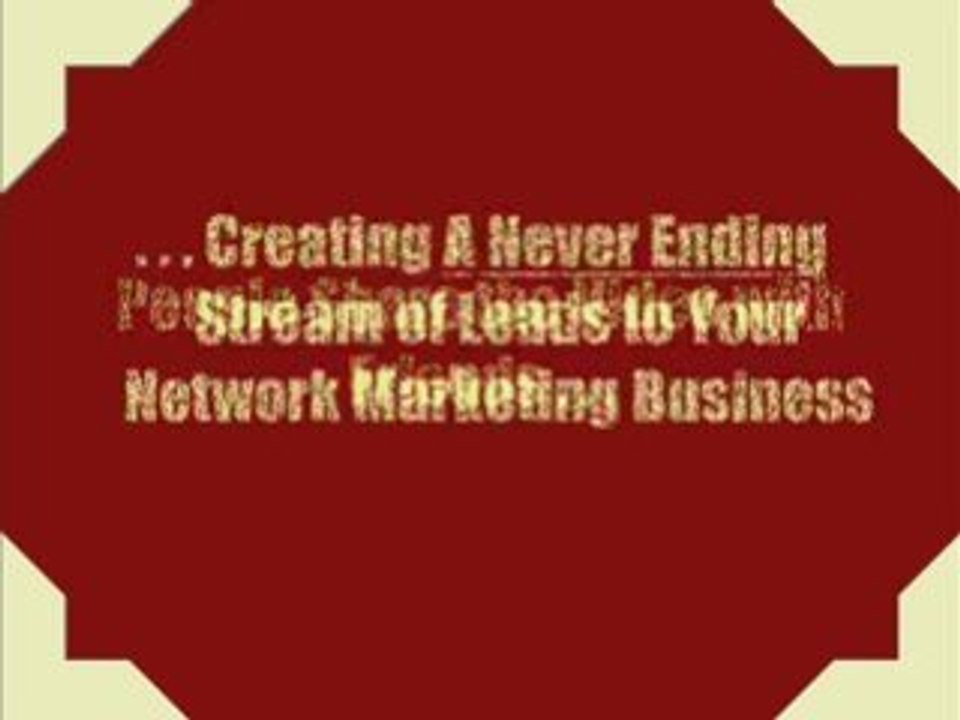 Network Marketing Leads Using Marketing Tools
