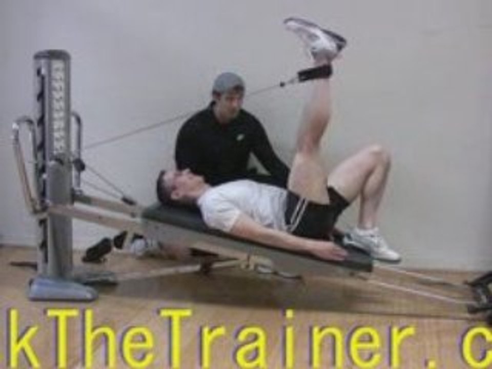 Total Gym Hip Extensions Glute Isolation Exercise Butt Burn