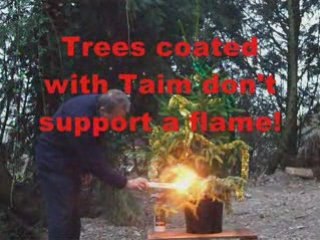 Keep Safe at Christmas with TAIM Fire Proofing Liquid