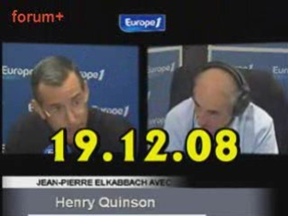 ITW de Henri Quinson (19.12.08)