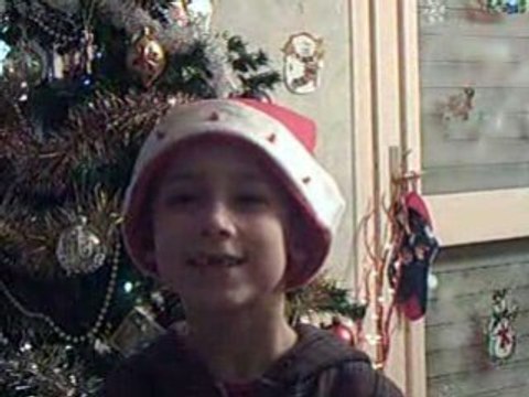Adrien ki chante chanson de noel le 19.12.2008