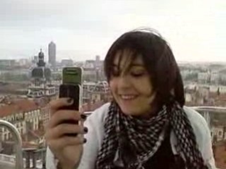 Tour de grande roue avec Romane à Bellecour.