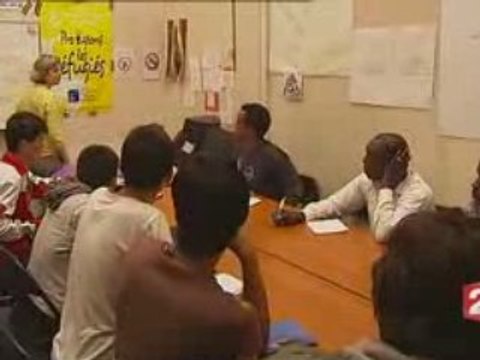 Immigrés afghans et irakiens au coeur de Paris