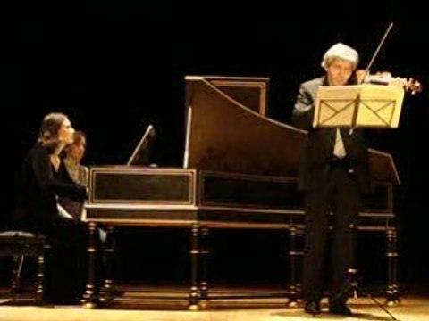 Extrait Bach, clavecin et violon.