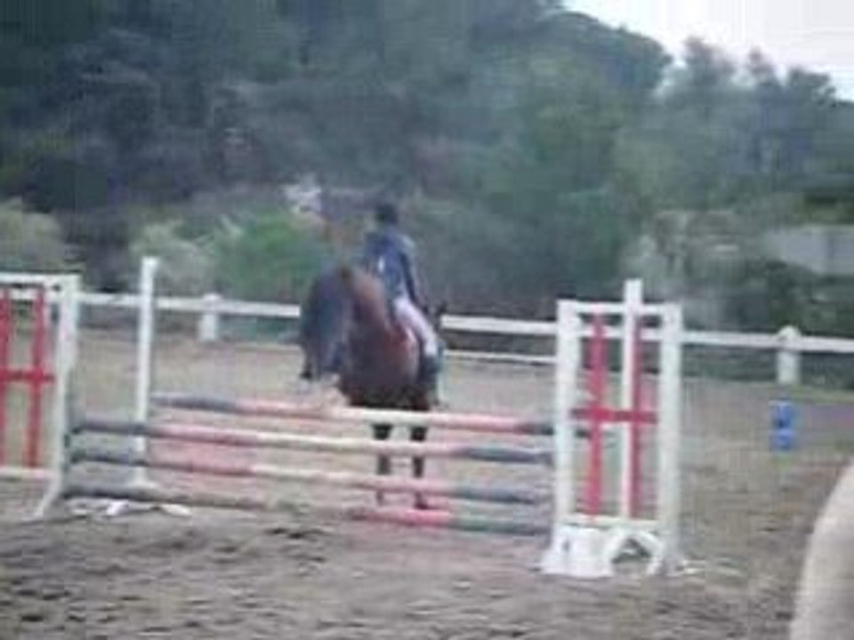 enchainement 3 obstacle et 1 refu mdr