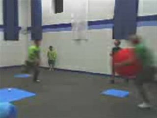 When the ball strikes get out of the way!