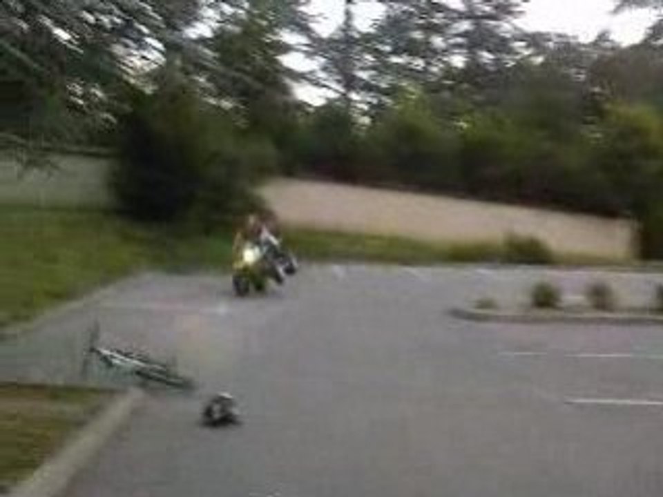 Djo et moi en 2 roue