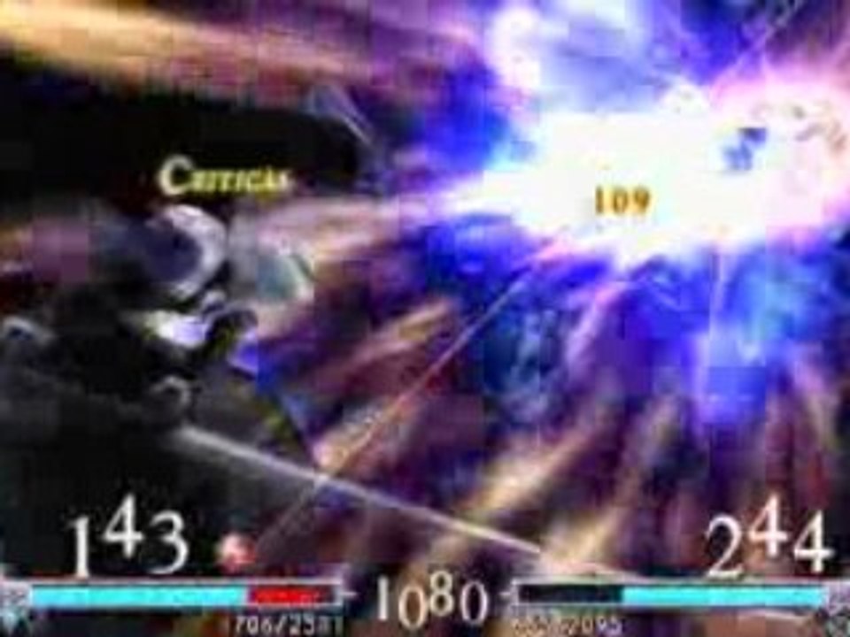 FF Dissidia - Cloud Lvl. 18 VS Sephiroth Lvl 12