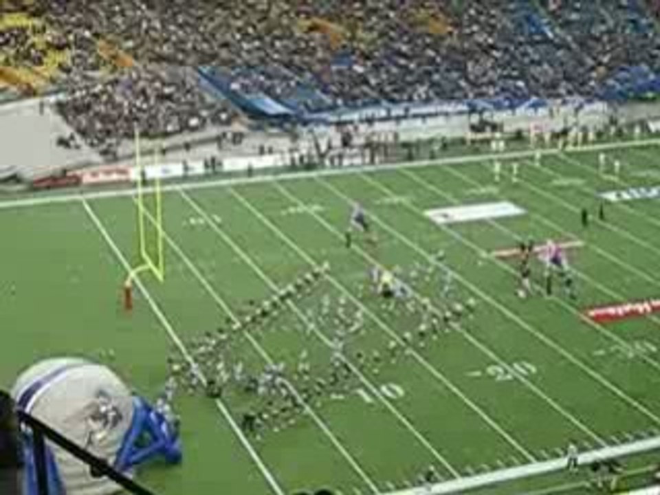 Entrée joueurs Alouettes