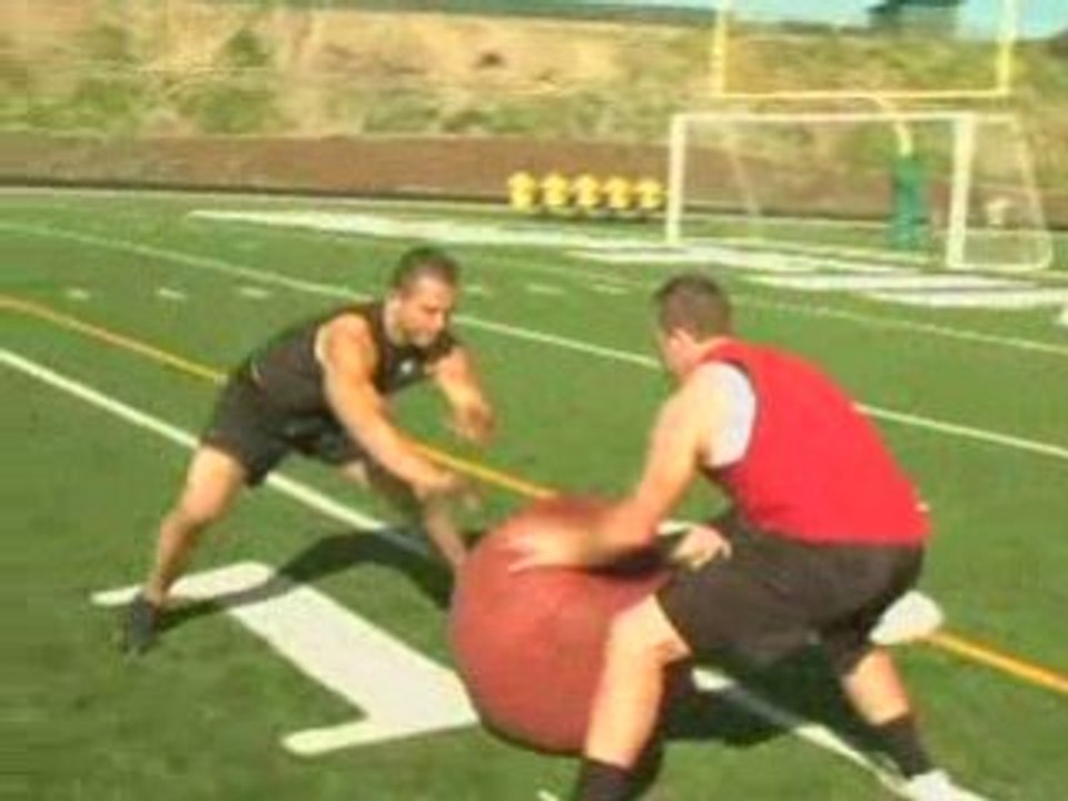 Medicine Ball Hand Fight