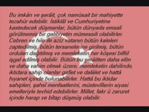 Mustafa Kemal ATATÜRK - Gençliğe Hitabe