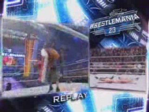 WrestleMania 23 John Cena vs Shawn Michaels - Part 3