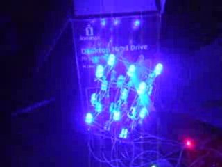 cube 3*3*3 leds bicolores