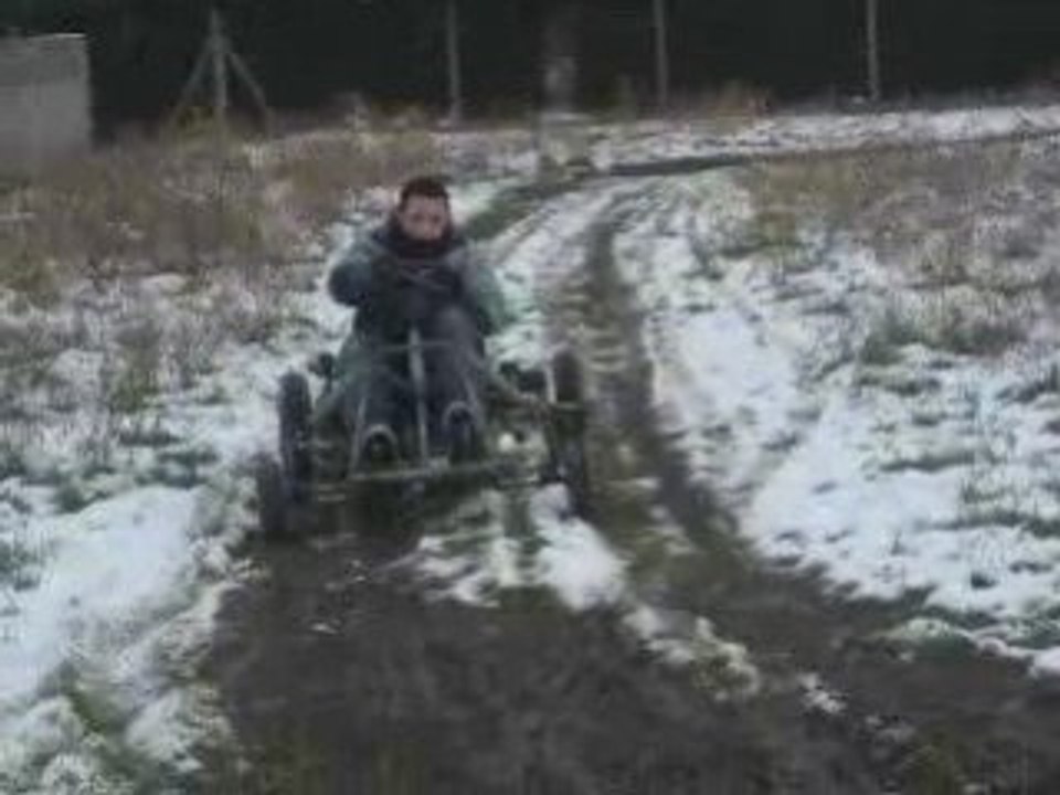 kart sur neige