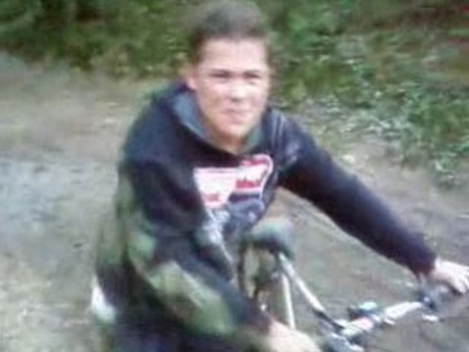 gamele dans la boue en vtt