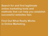 search and find -- 500+ online marketing tools and methods