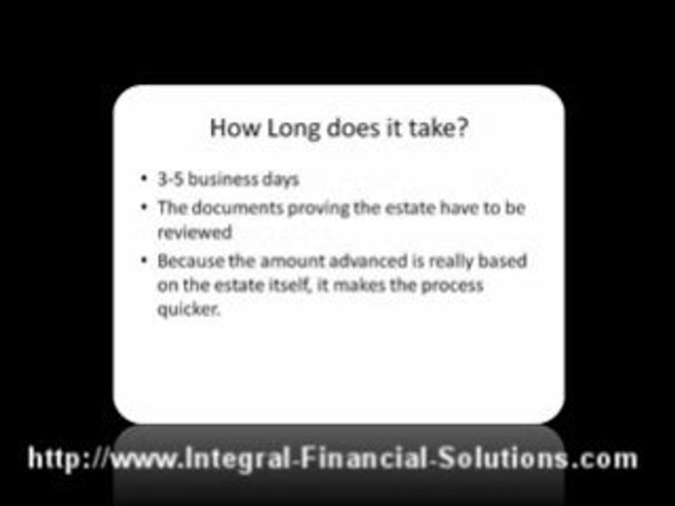 Inheritance Cash Advances, Loans