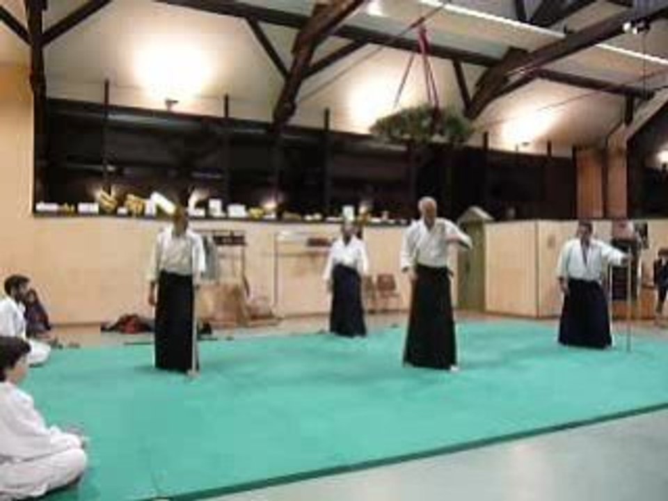 Marché de Noël Rosheim démonstration Aïkido