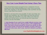 Fast Ways To Lose Weight With 3 Simple Tips
