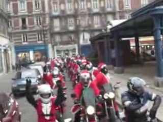 balade moto pere noel rouen 2008