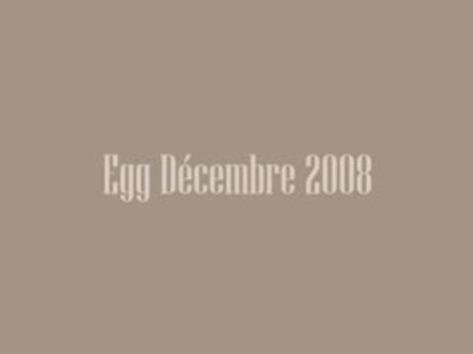 Scans Egg, décembre 2008.