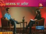 Aamir Khan Ghajini Dil Se on Aajtak News 21st December - pt1