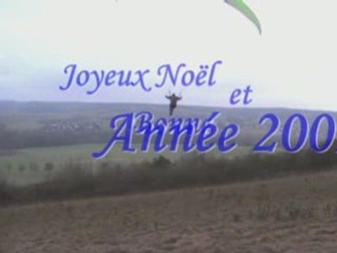 Parapente joyeux noël et bonne anneé 2009