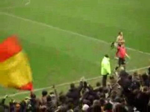 Lens brest chants avec les joueurs