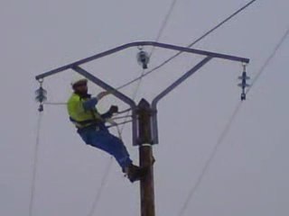 ERDF fire haute loire decembre 2008