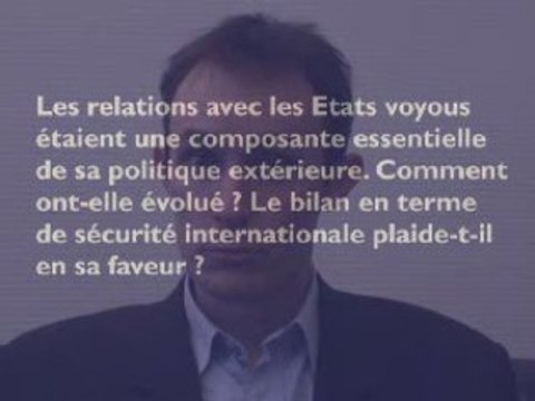 Bilan de la politique extérieure de Georges Bush