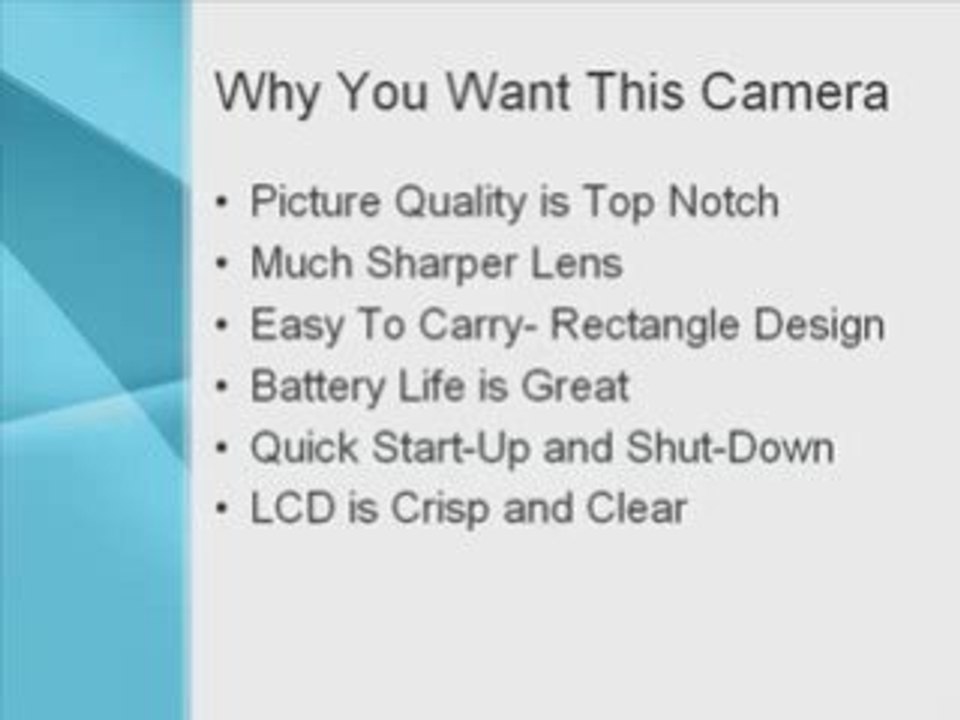 Canon PowerShot SD770IS Video Review