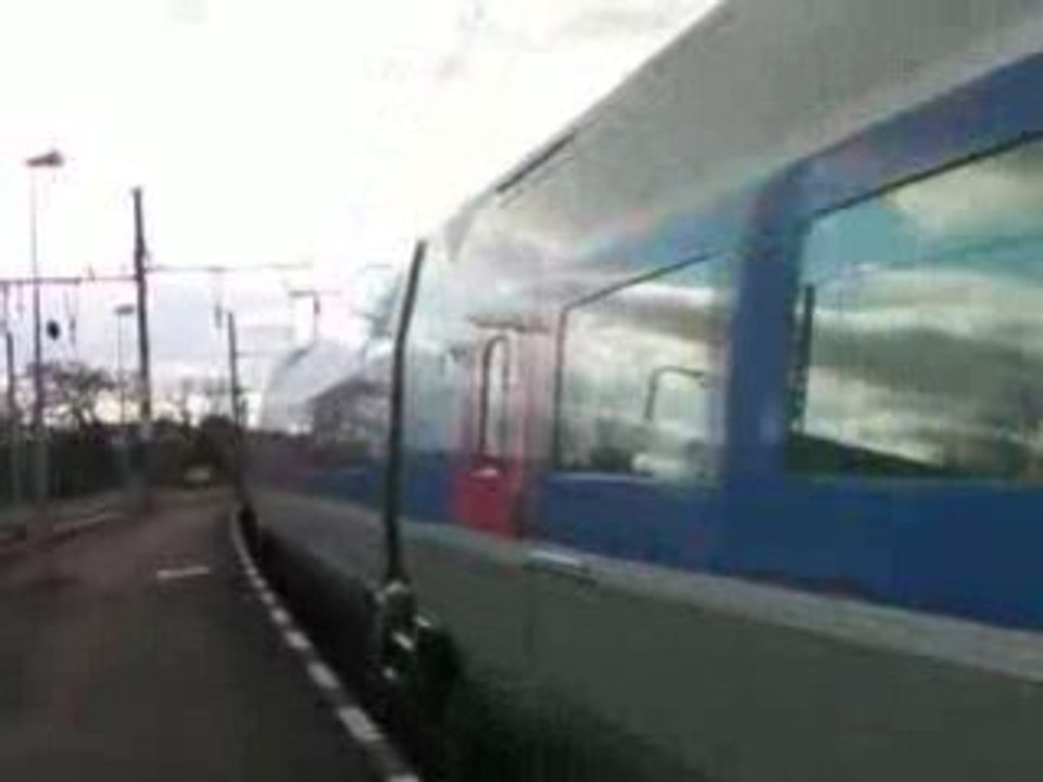 Départ d'un TGV