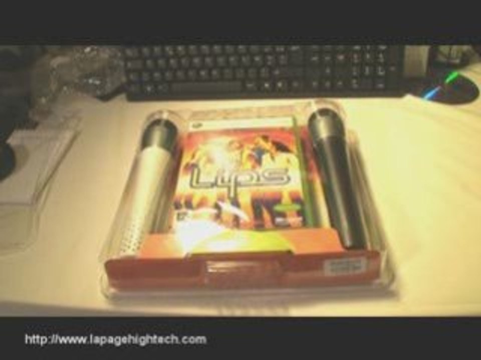 Déballage et Présentation vidéo du jeux LIPS et ses micros !