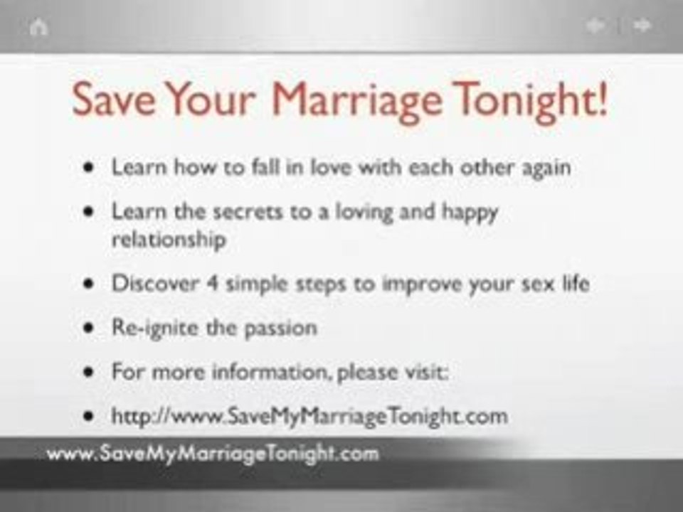 How to save a marriage, discover marriage tips and advice