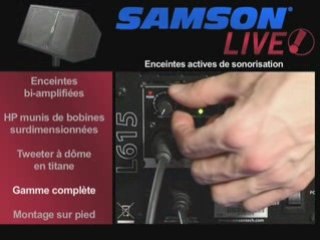 Enceinte Samson Série Live (La Boit Noire)