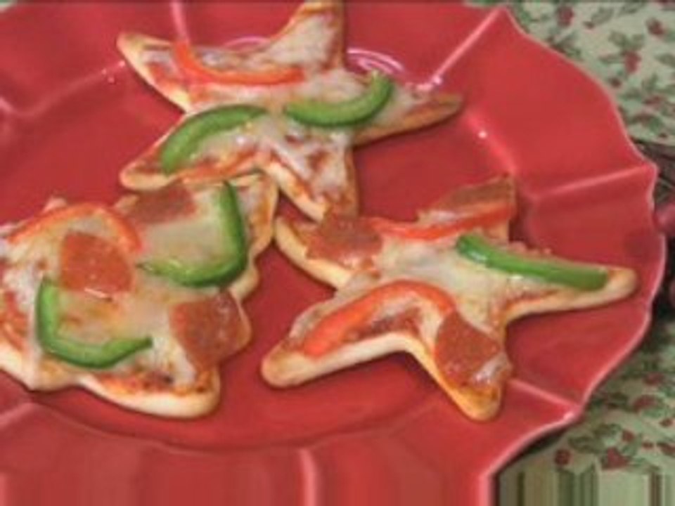 Christmas Pizza Minis
