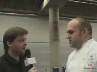 Christophe Morel au salon du chocolat de Montréal 2007