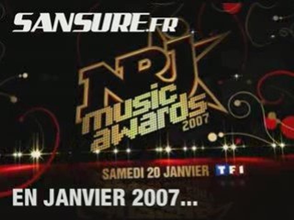 TF1 a recyclé l’habillage des NRJ Music Awards 2007 !