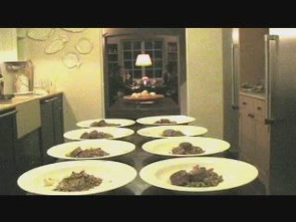 Garlic Sausage with Green Lentils